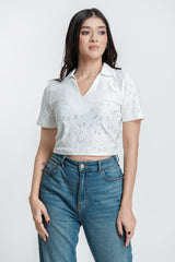 ORENA V-NECK TOP