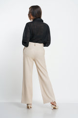 CHANEL-FRONT PLEAT PANT