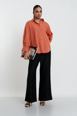 TABU - SLEEVE TIE UP SHIRT