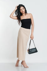 Fiona Side-Tie Midi Skirt