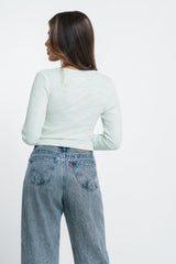 MARISOL-SIDE RUCHED TOP