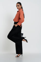 TABU - SLEEVE TIE UP SHIRT