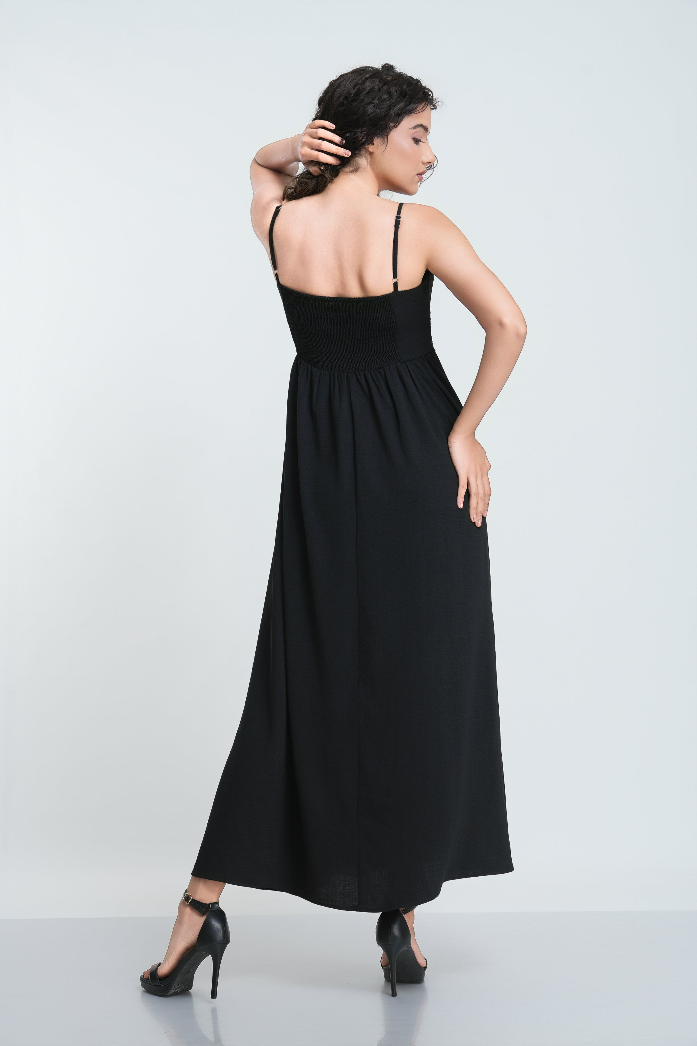 Strap front lace Dress