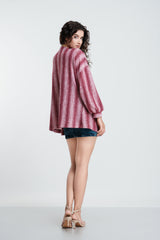 Puff sleeve cardigan