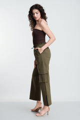 Cargo zipper pant